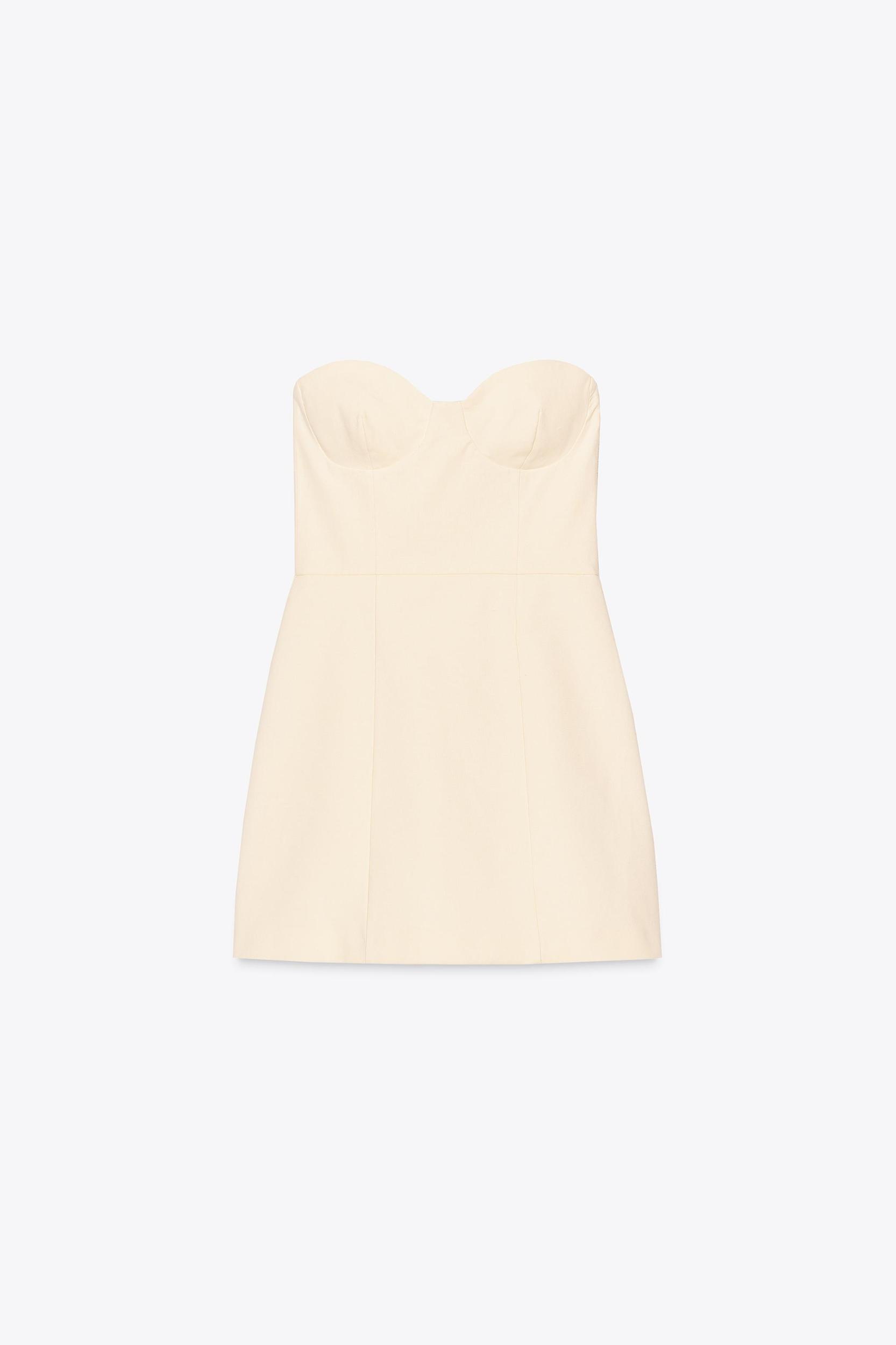 STRAPLESS MINI DRESS Product Image