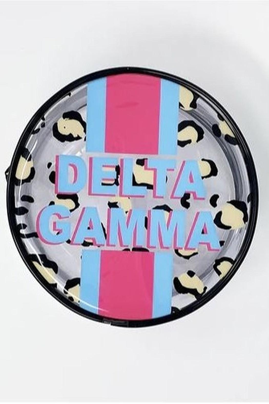 Sorority Cheetah Stripe Cosmetic Bag Product Image