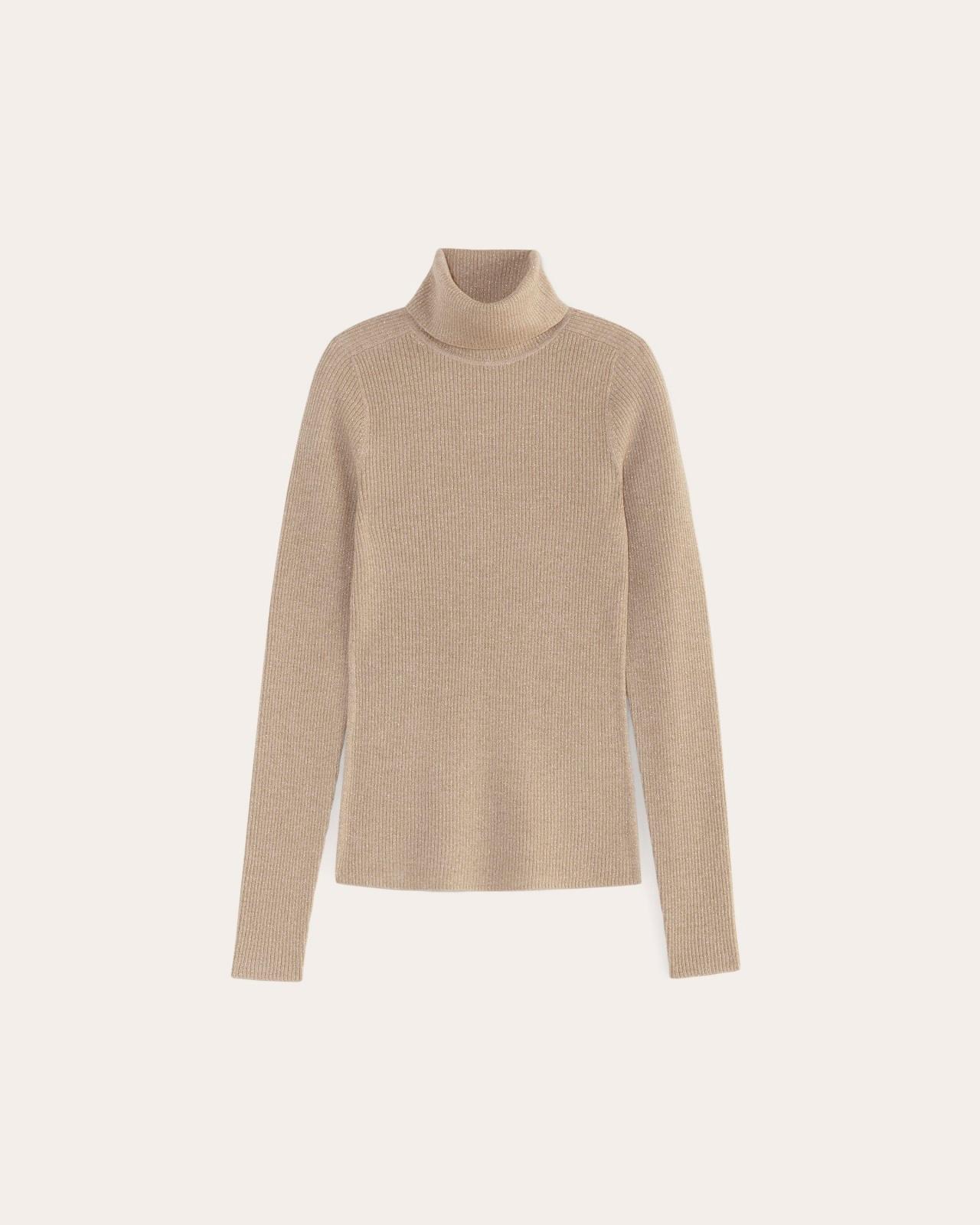 Womens Turtleneck in Lurex Merino Sweater by Everlane Product Image
