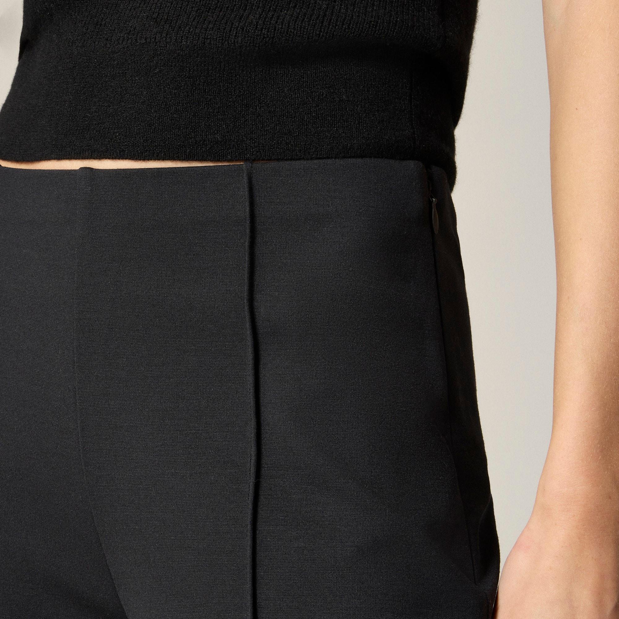 Wide-leg pant in stretch ponte Product Image