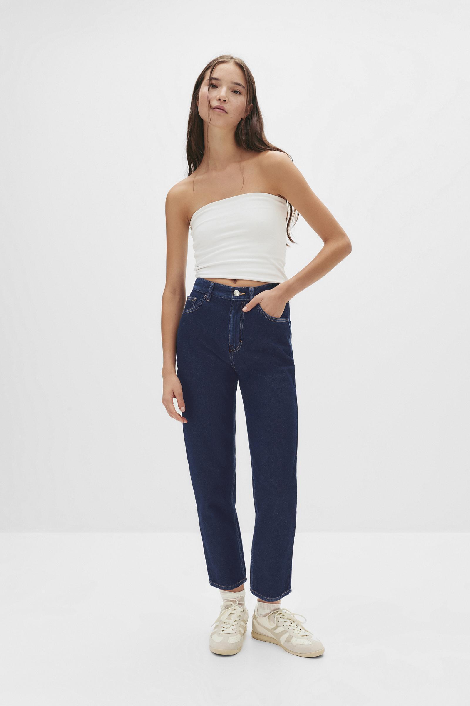 High-waist mom jeans Product Image