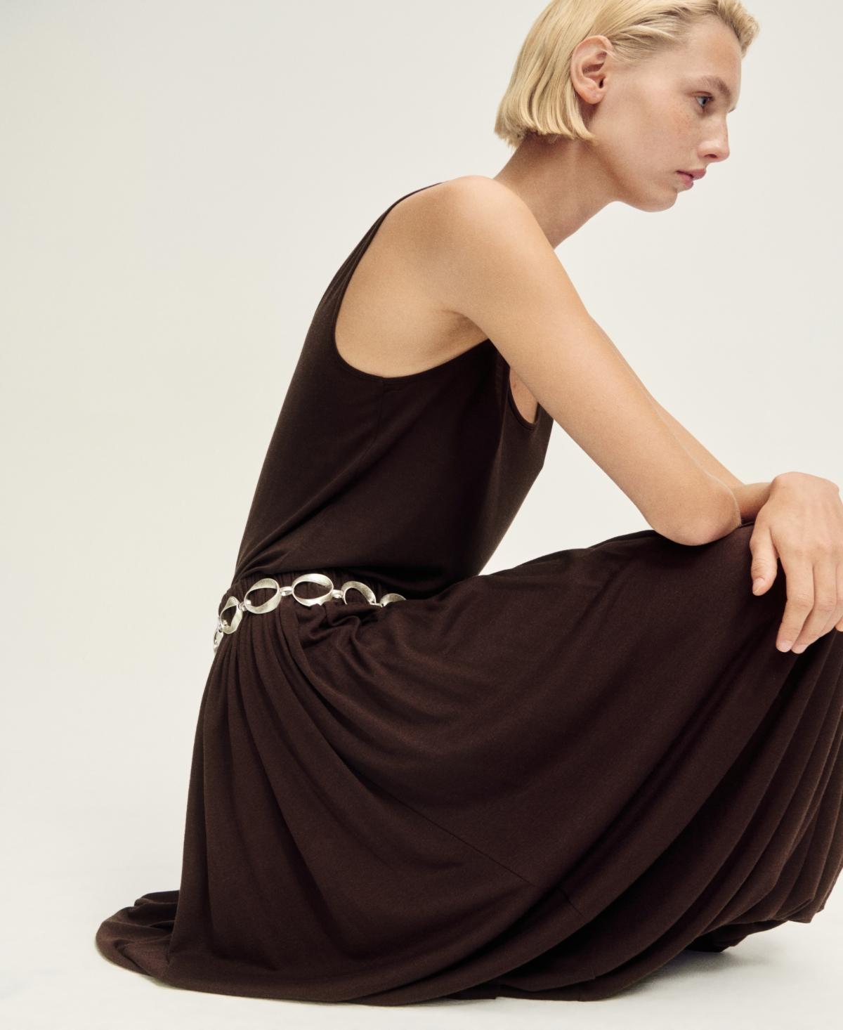 Wool-blend skirt with puffed hem - Women | MANGO USA Product Image