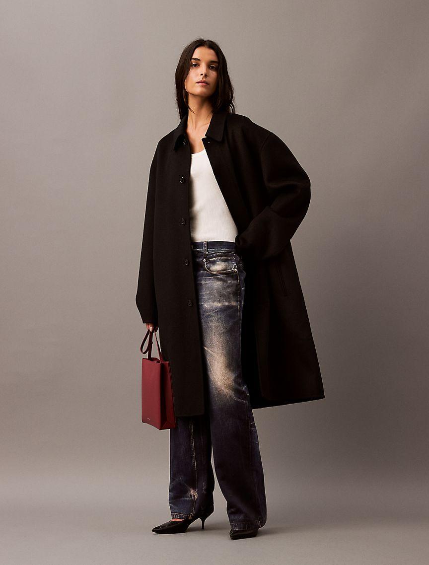 Denim Print Tailored Trouser Product Image