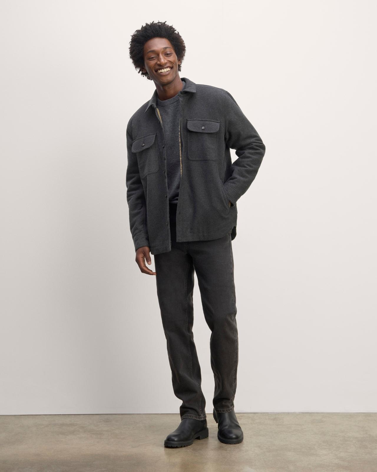 Mens ReNew Fleece-Lined Heavyweight Overshirt Sweater by Everlane Product Image