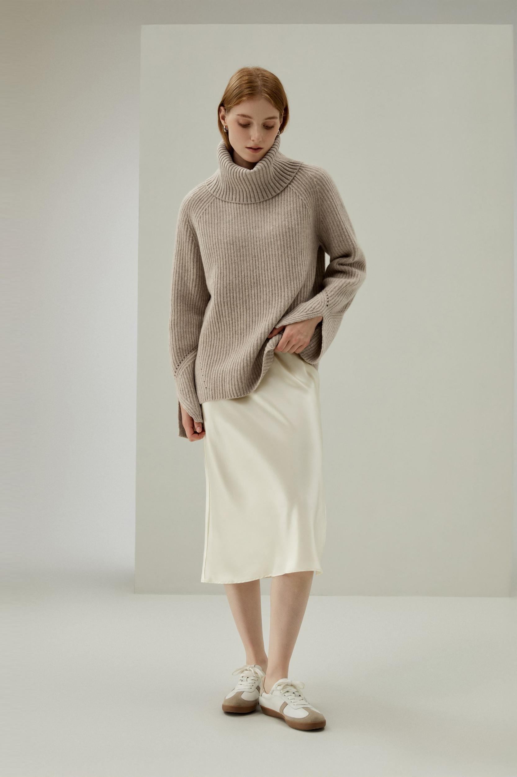 LILYSILK Silk Skirt Pleated - for Women - Black 100% Silk - Luxurious Bias Cut Skirt 16 Product Image