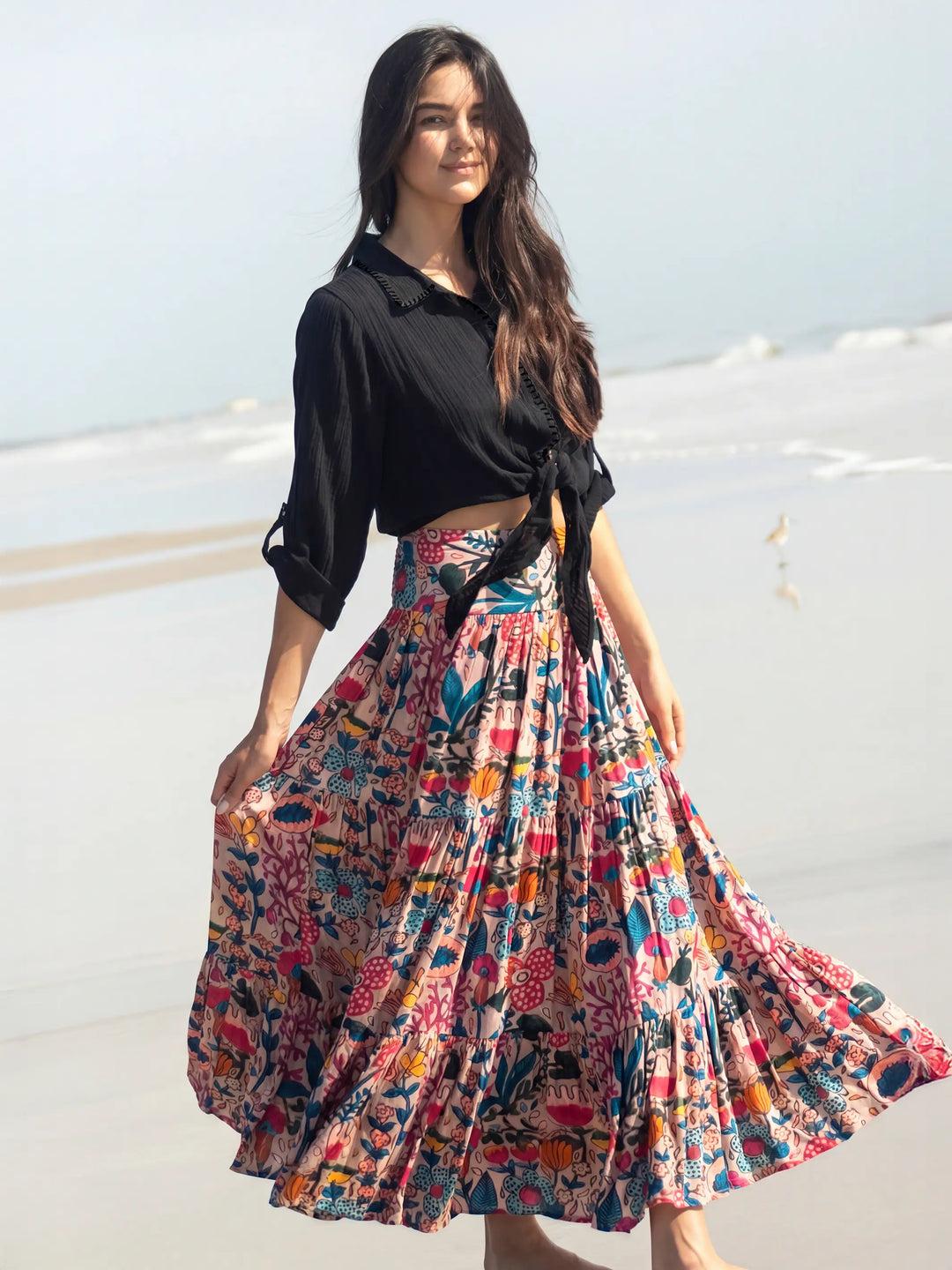 Lola Tie Cotton Button Down Product Image