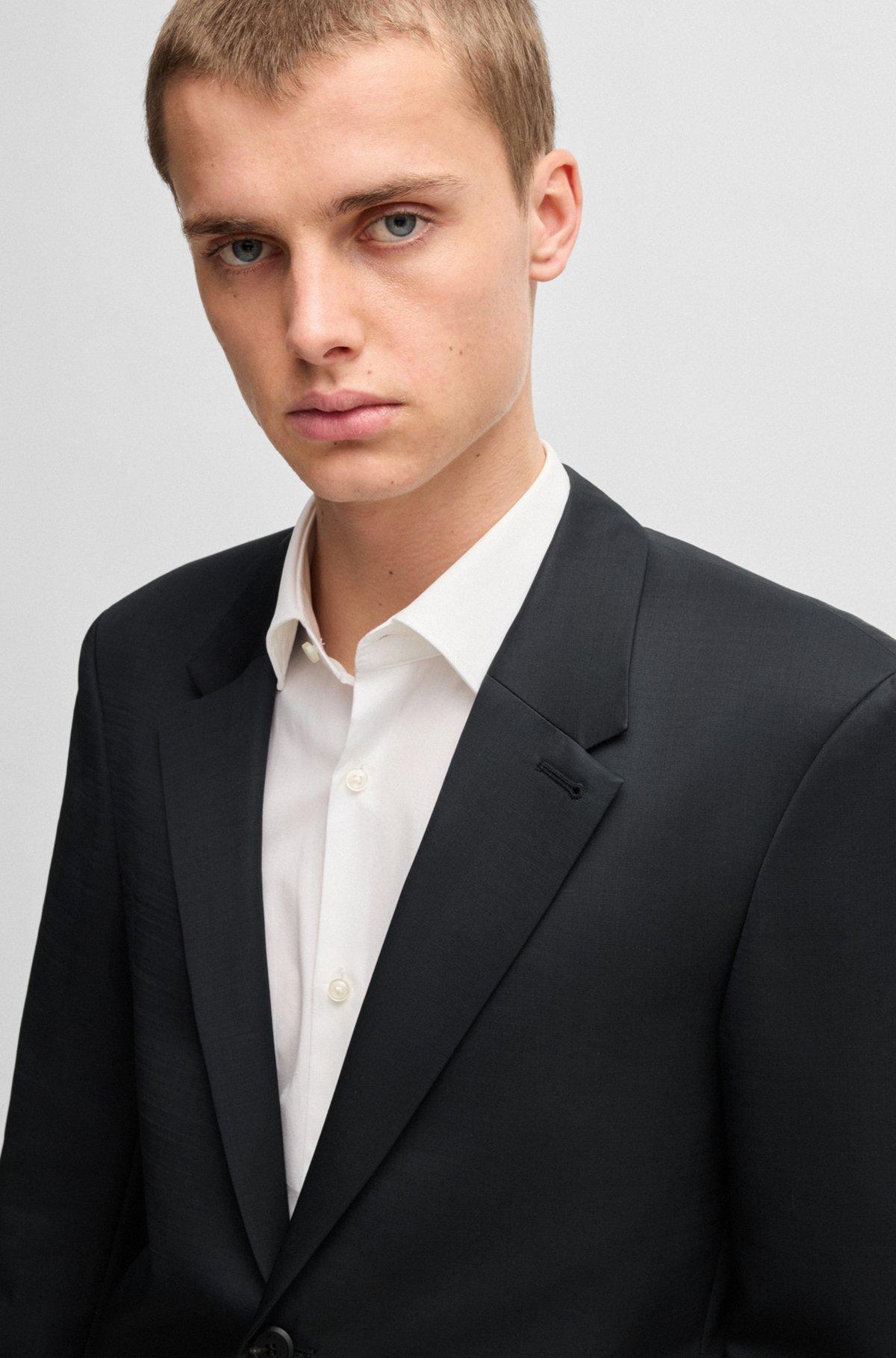 HUGO FORWARD slim-fit suit jacket in wool-blend twill Product Image