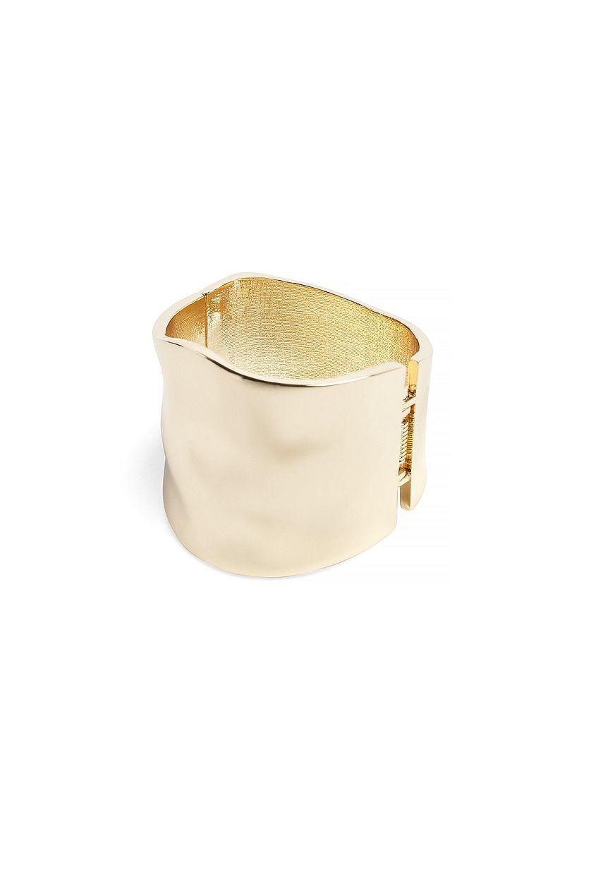 Wide Sculptural Bangle Bracelet Product Image