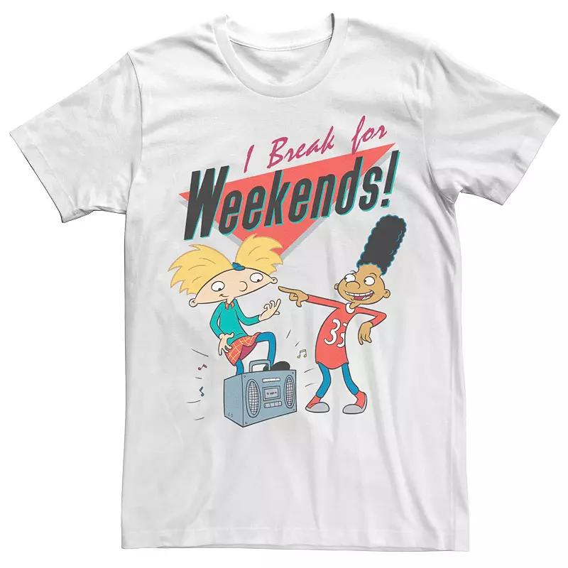 Men's Hey Arnold I Break For Weekends Tee,  Product Image