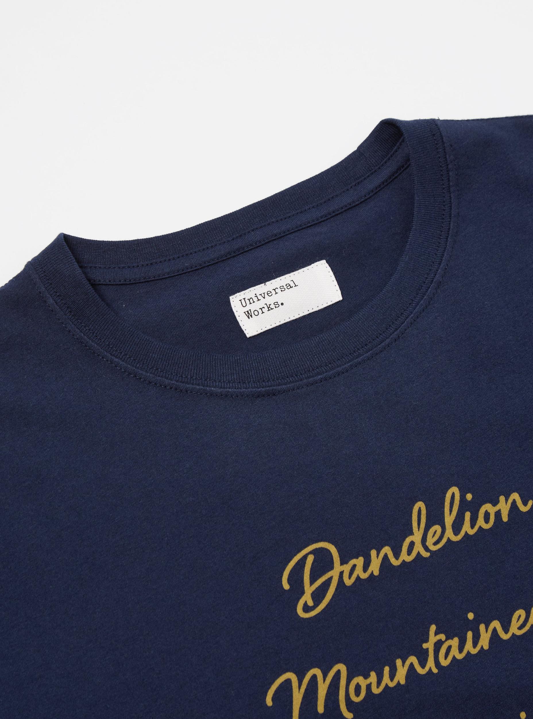 Flower Mountain x Universal Works Navy Single Jersey Tee Product Image