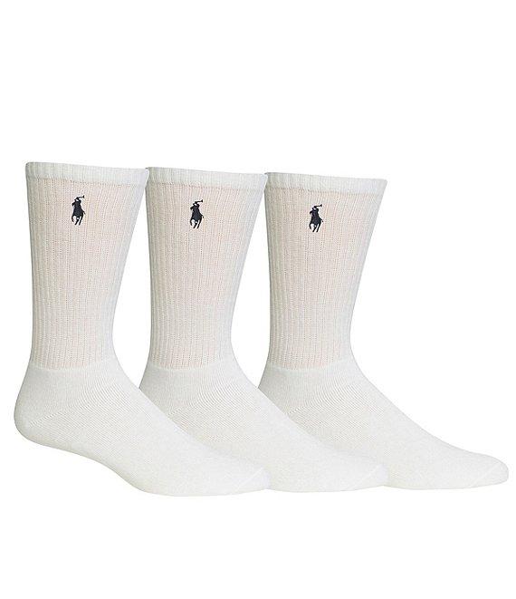 Polo Ralph Lauren Cotton Blend Crew Socks 3-Pack Product Image