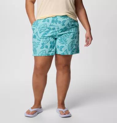 Columbia Womens Sandy River Printed Shorts III - Plus Size- Product Image