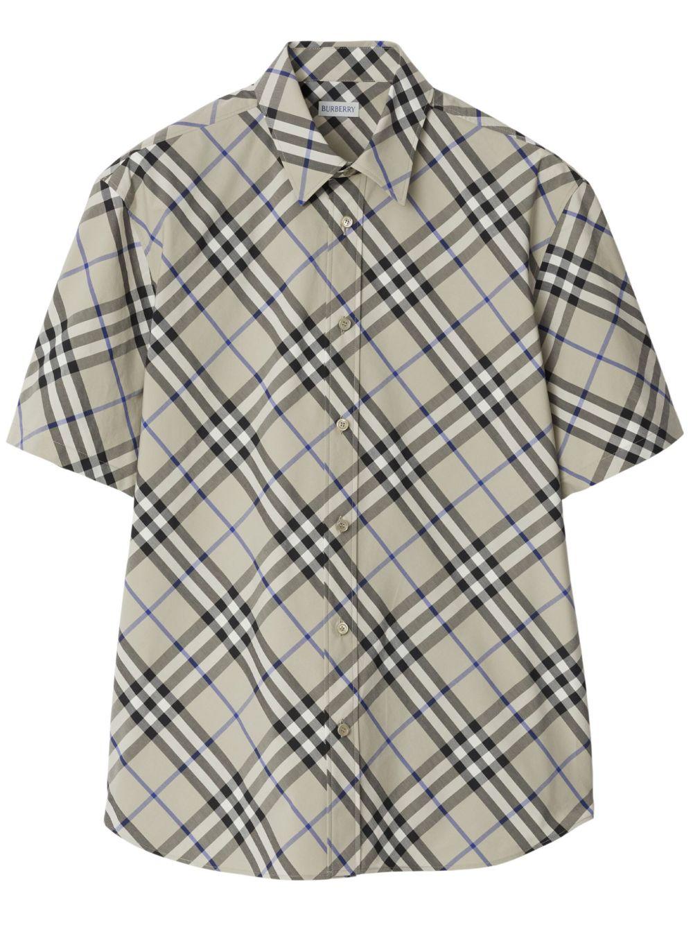 Nova Check-jacquard shirt Product Image