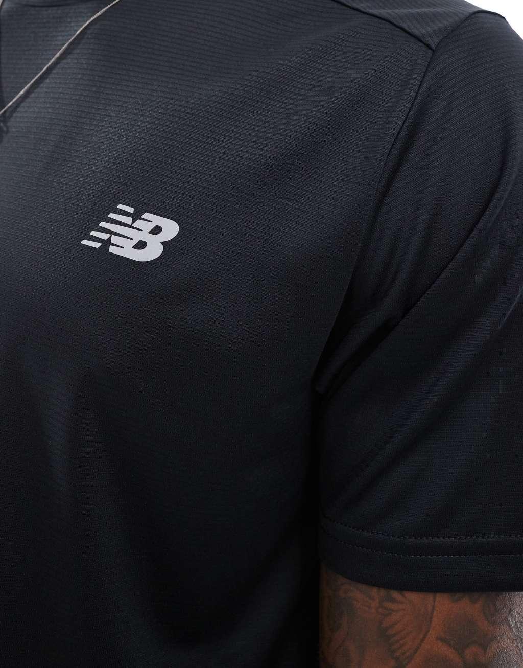 New Balance athletic essentials t-shirt in black Product Image