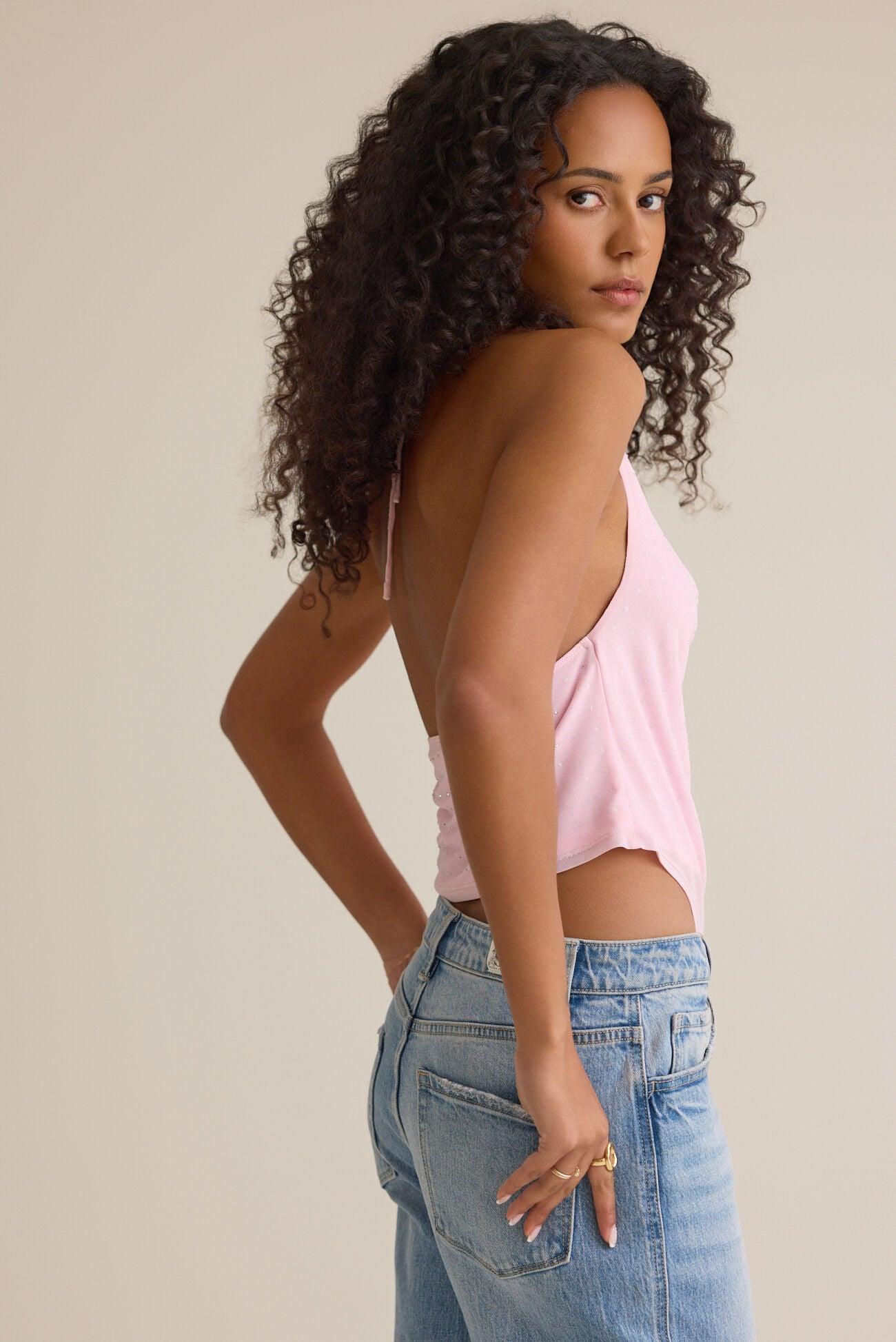 Selene Cowl Studded Tank Product Image