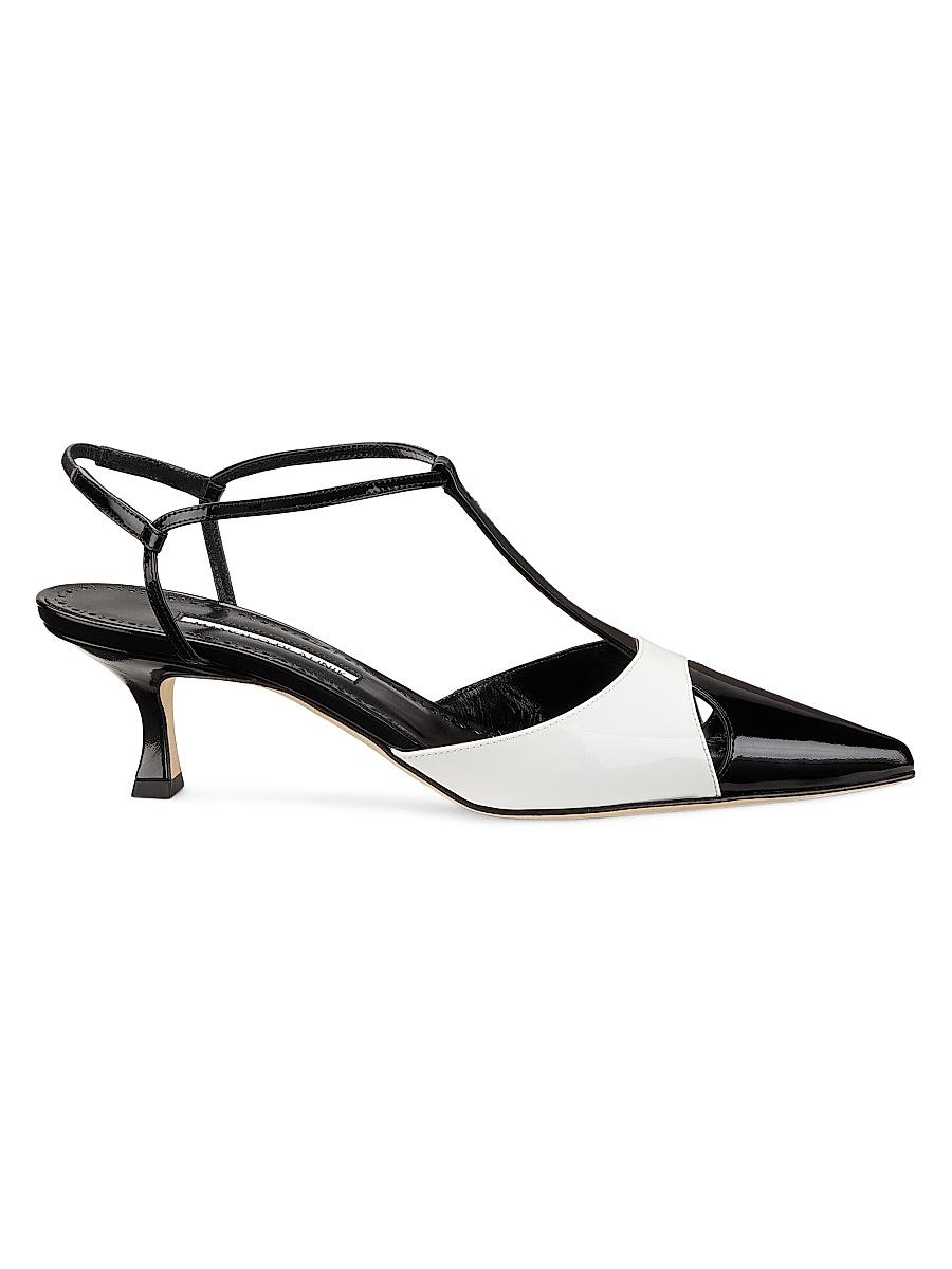 Womens Turgimod 50MM Leather T-Strap Pumps Product Image