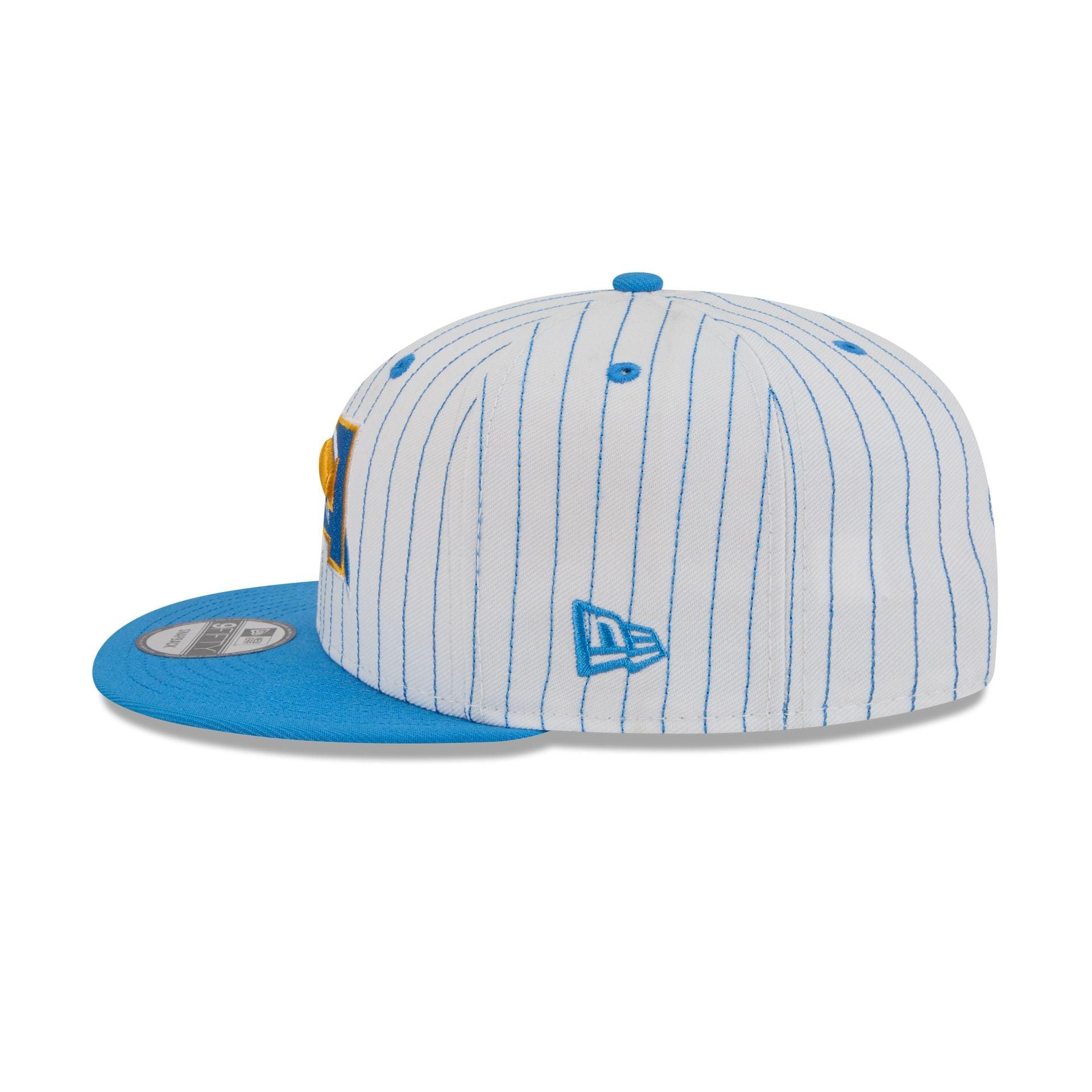 Los Angeles Chargers Deceptor Pinstripe 9FIFTY Snapback Hat Male Product Image