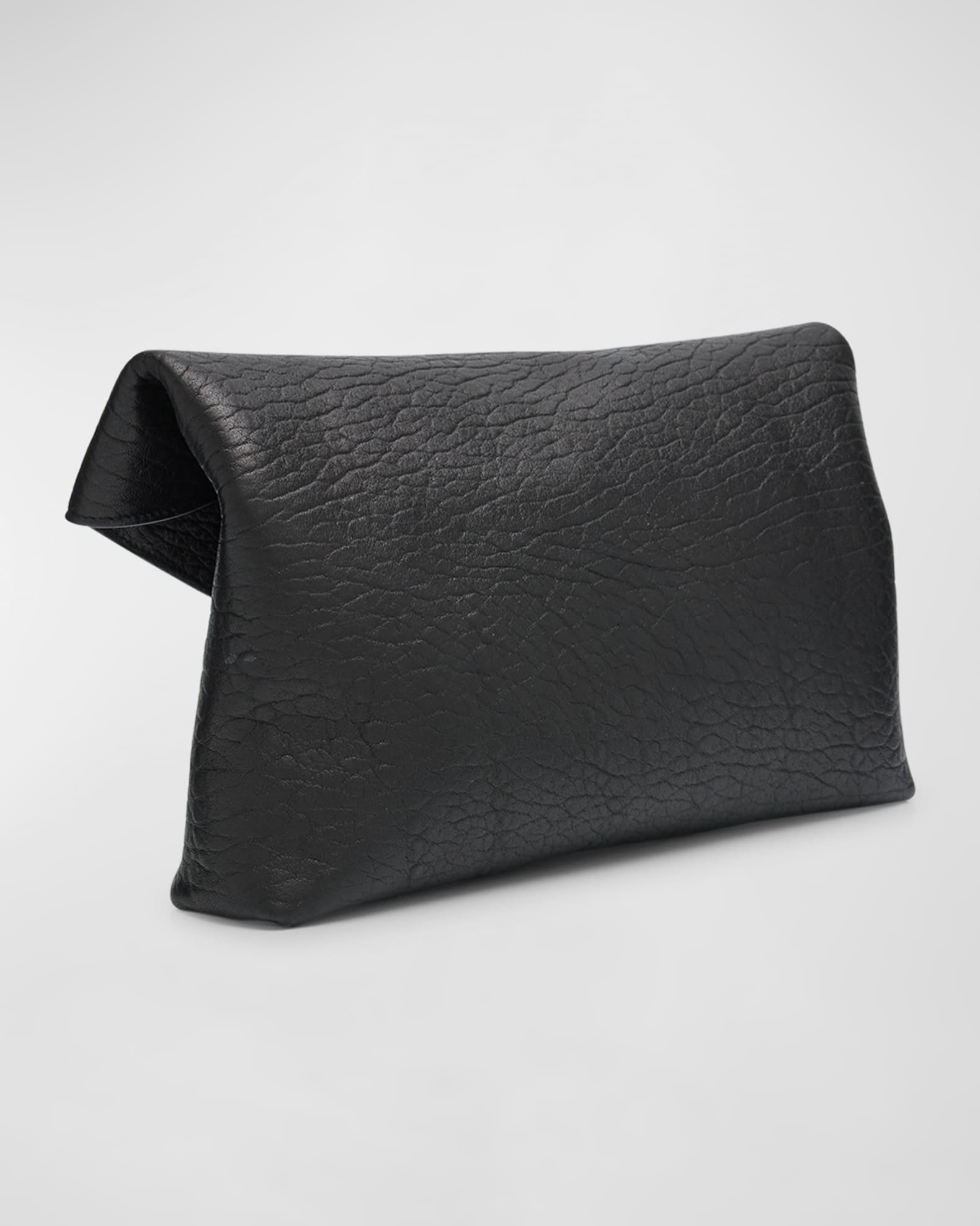 Large YSL Envelope Pouch Clutch Bag in Leather  Product Image