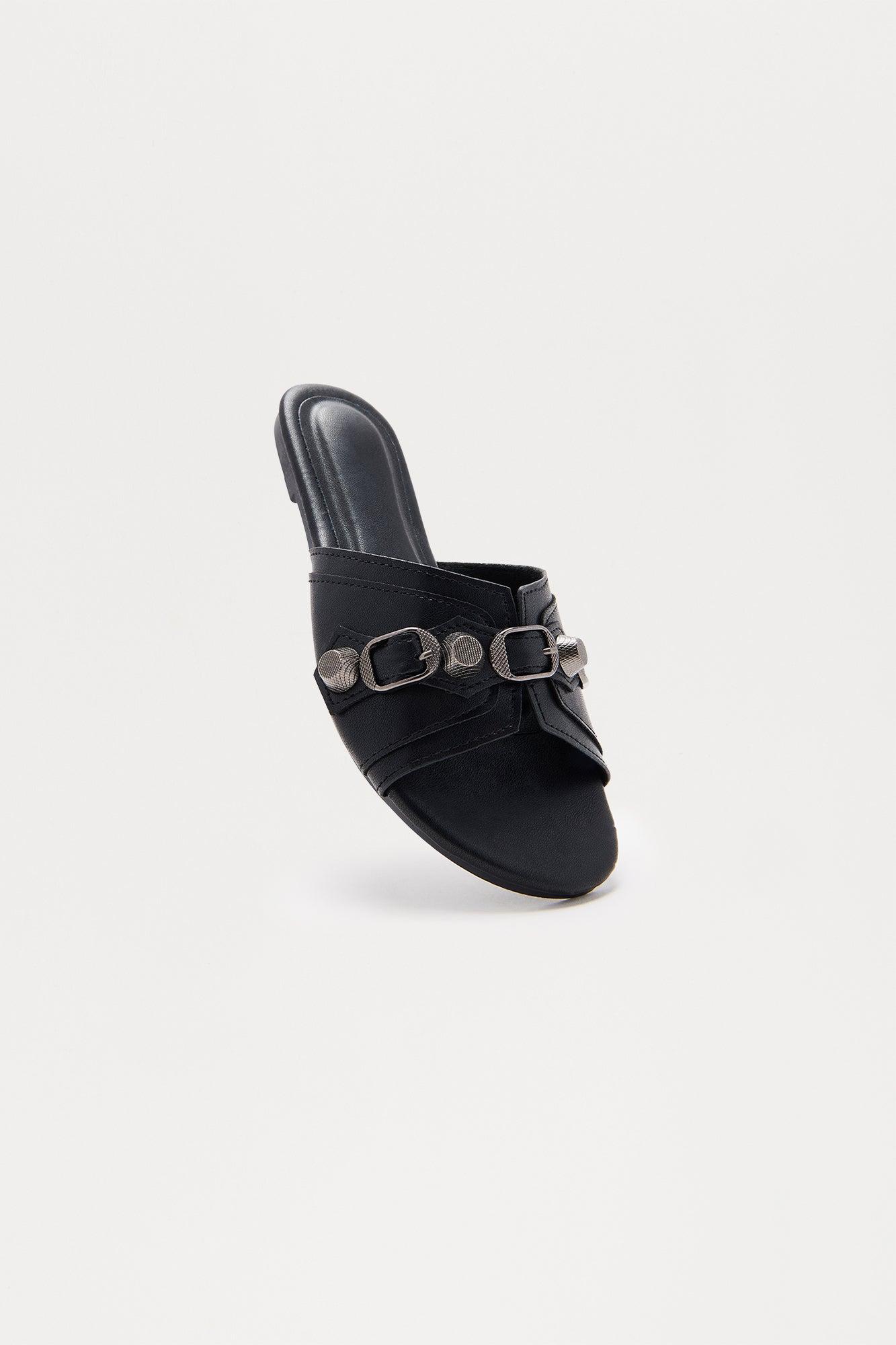 Eason Hardware Sandals - Black Product Image