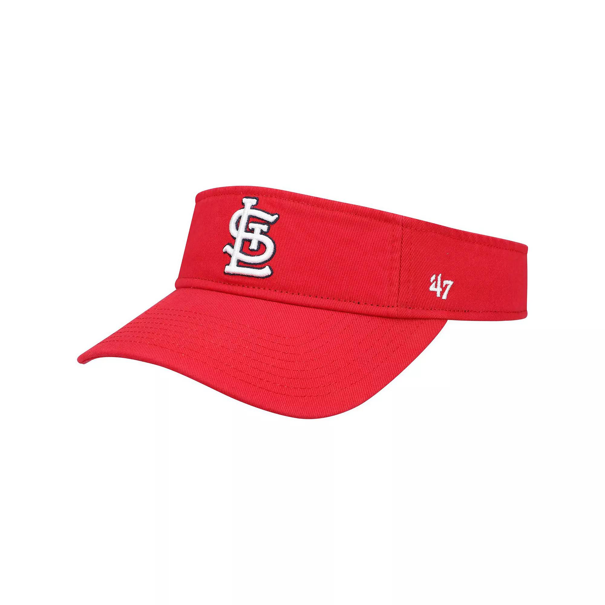 Men's '47 Red St. Louis Cardinals Clean Up Adjustable Visor Product Image