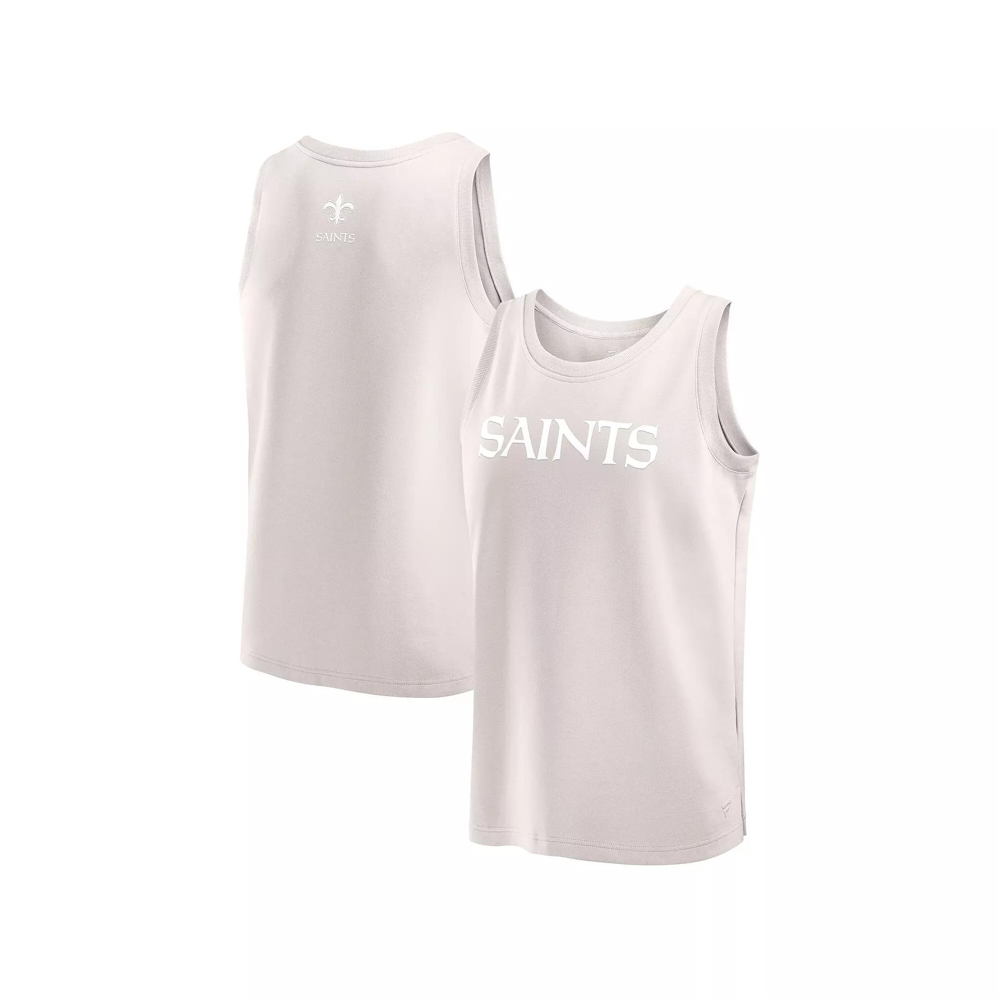 Men's Fanatics Cream New Orleans Saints Elements Tank Top,  Product Image