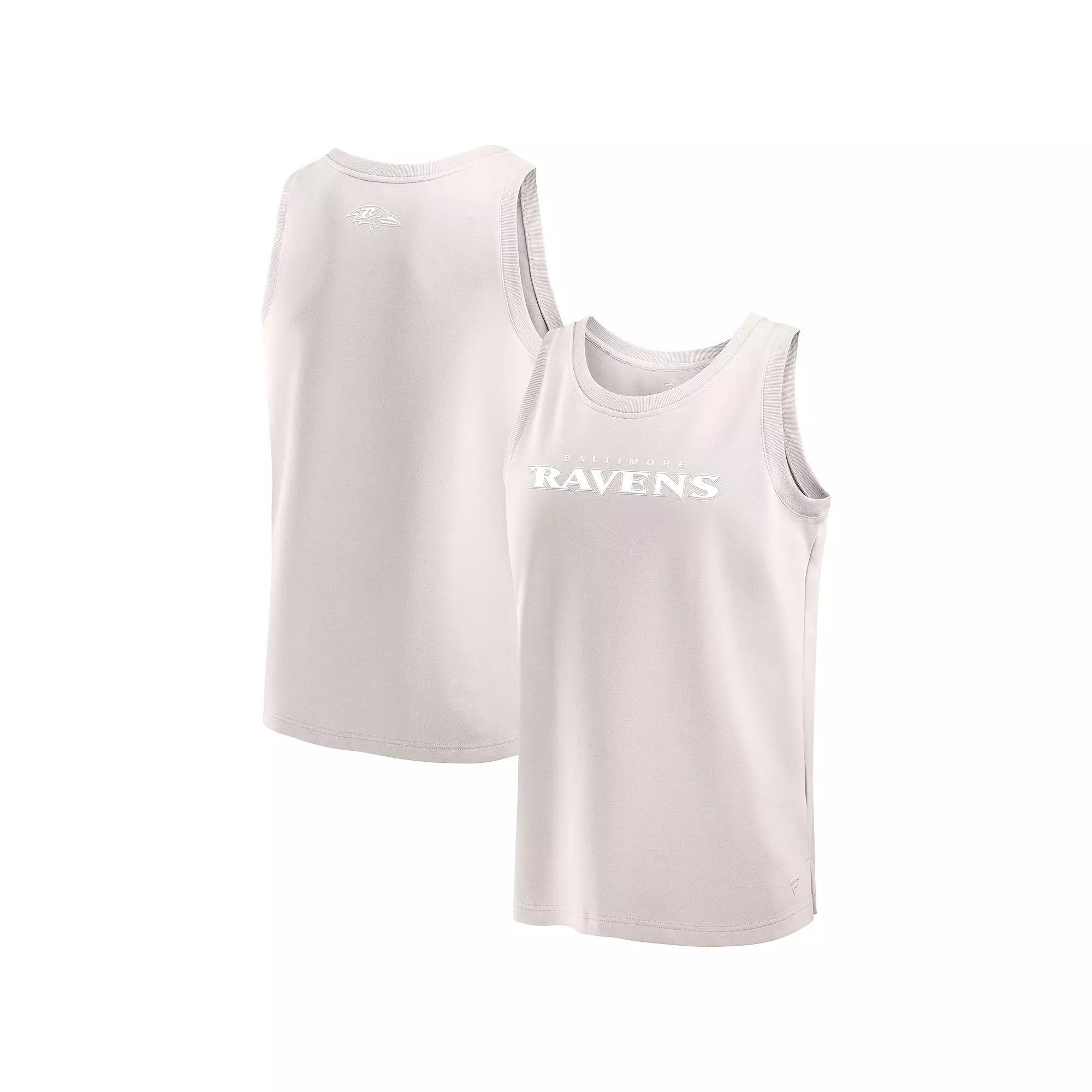 Men's Fanatics Cream Baltimore Ravens Elements Tank Top,  Product Image
