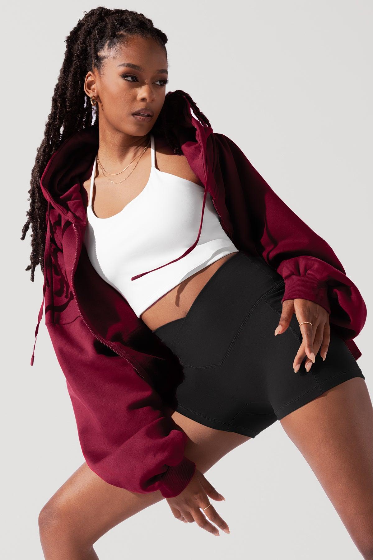 Zip Cloud Hoodie - Blush Product Image