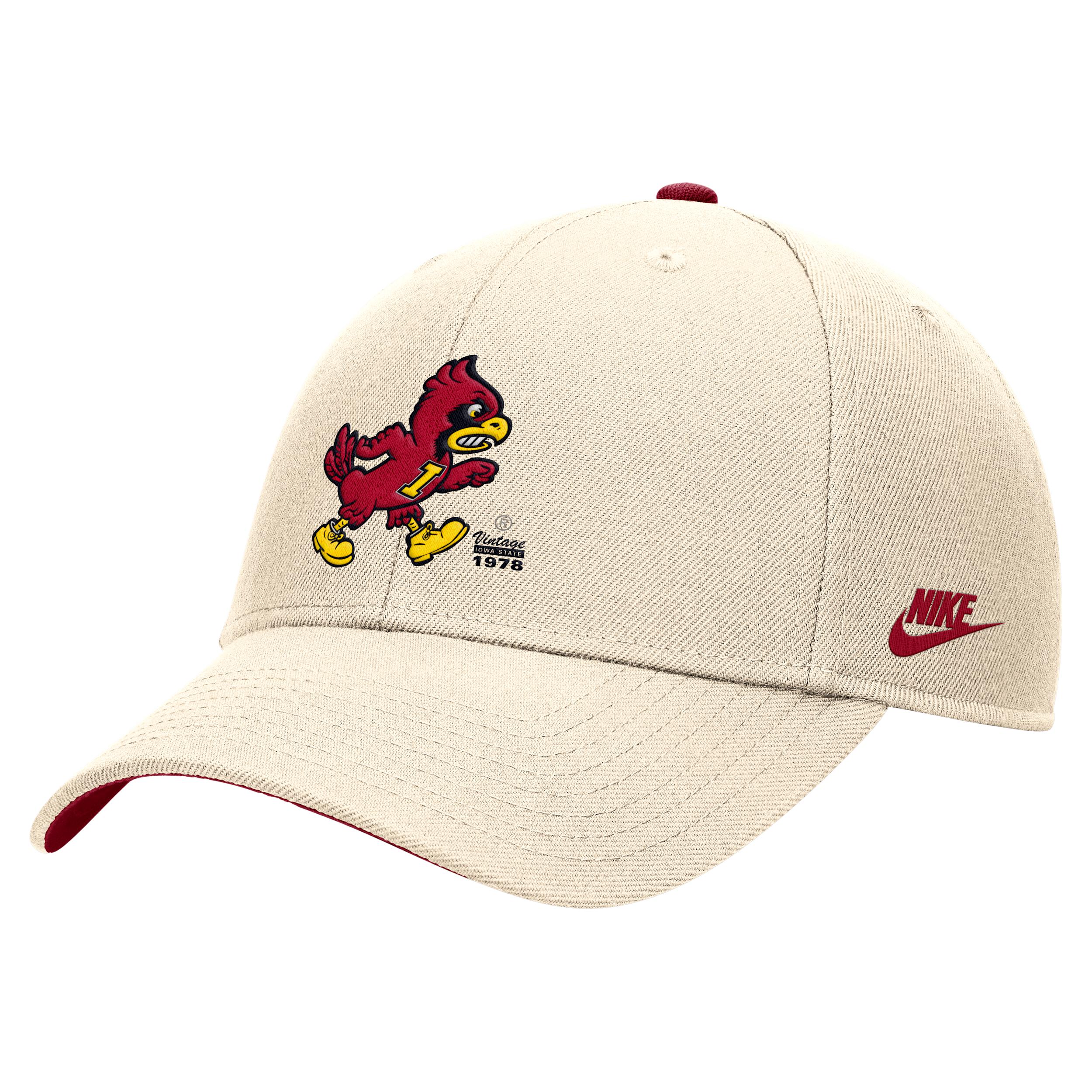 Iowa State Rise Nike Unisex College Adjustable Cap | C11528IAST-NAT Product Image