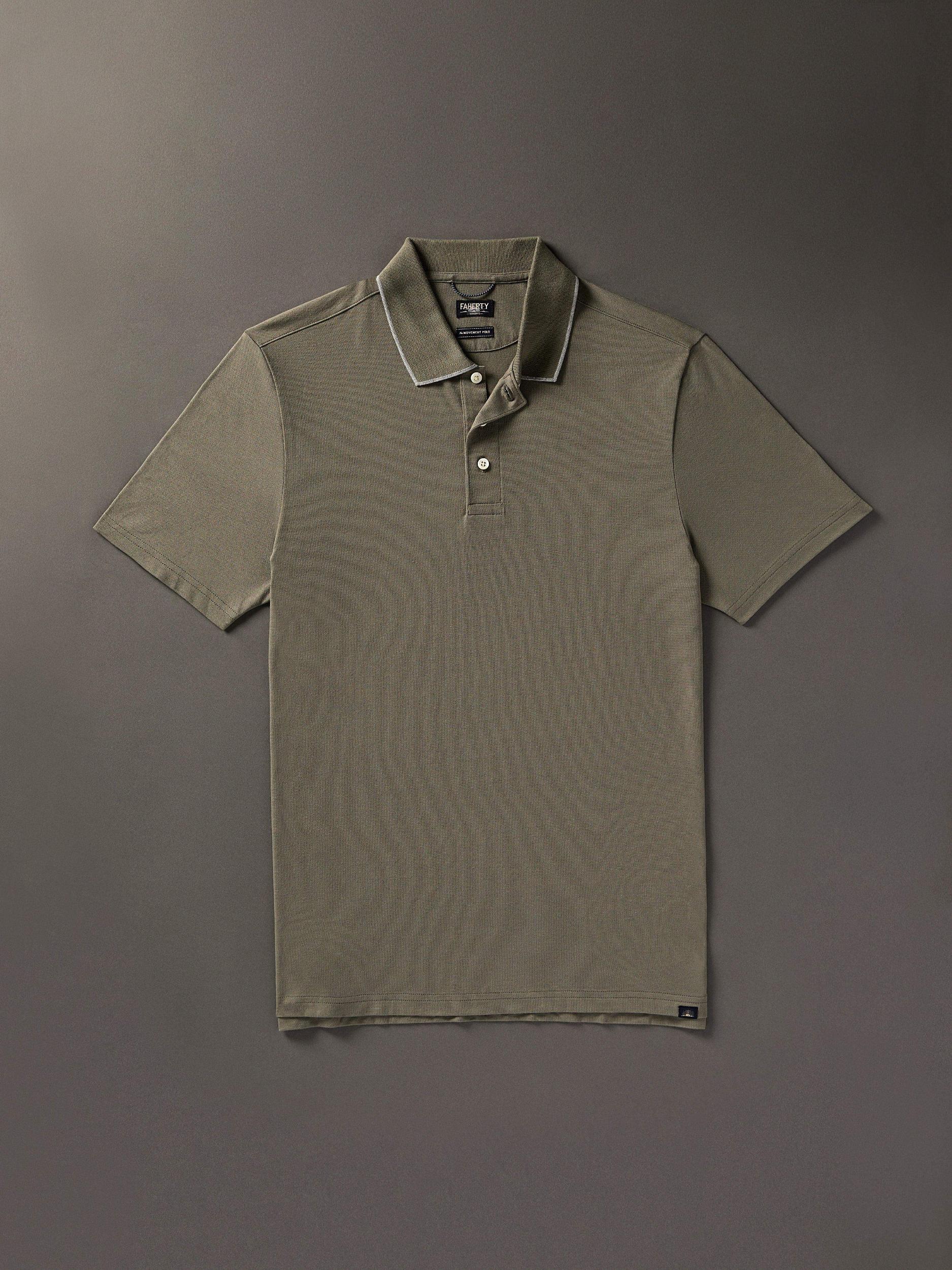 Movement™ Short-Sleeve Pique Polo Shirt - Olive Odyssey Male Product Image