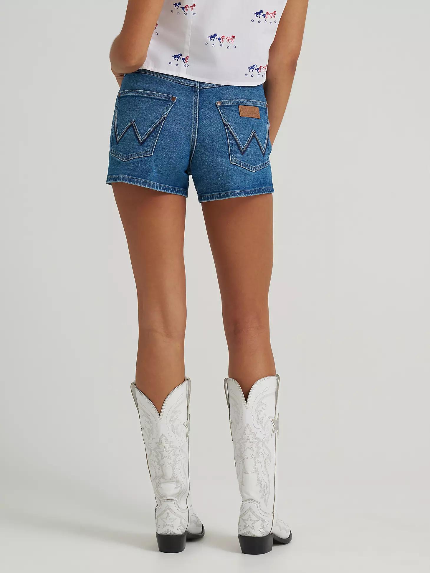 Women's Wrangler Retro® Mae Mid Rise Short | Women's SHORTS & SKIRTS | Wrangler® Product Image