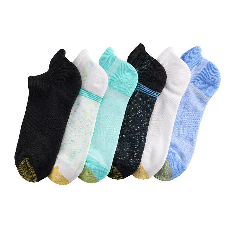 Women's GOLDTOE® 6-Pack Vacay Cushion Tab No-Show Socks,  Product Image