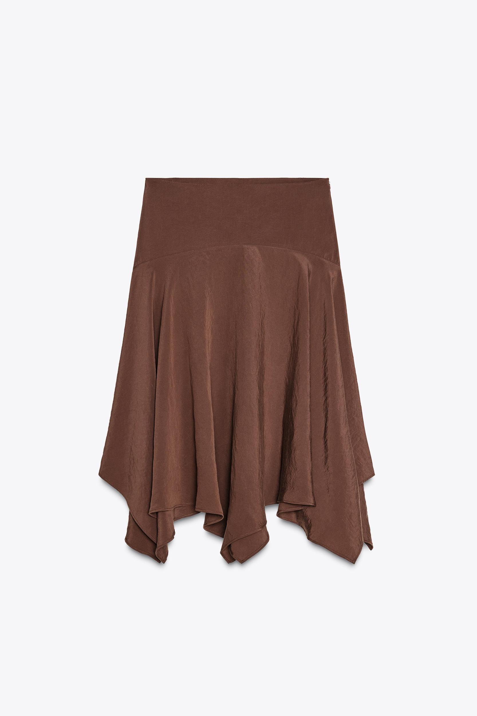 ASYMMETRIC FLOWY SKIRT Product Image