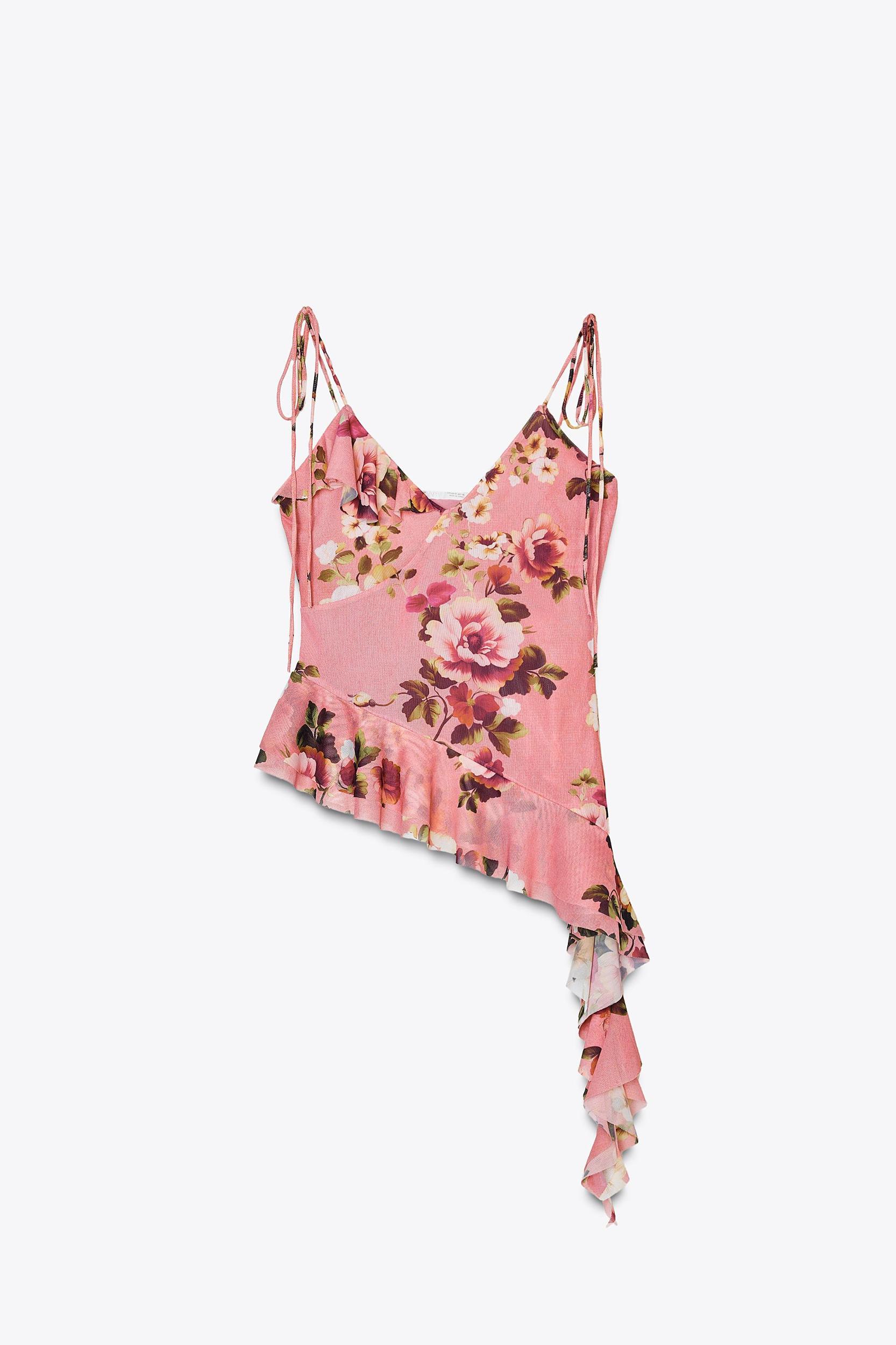 PRINTED TULLE CAMISOLE Product Image