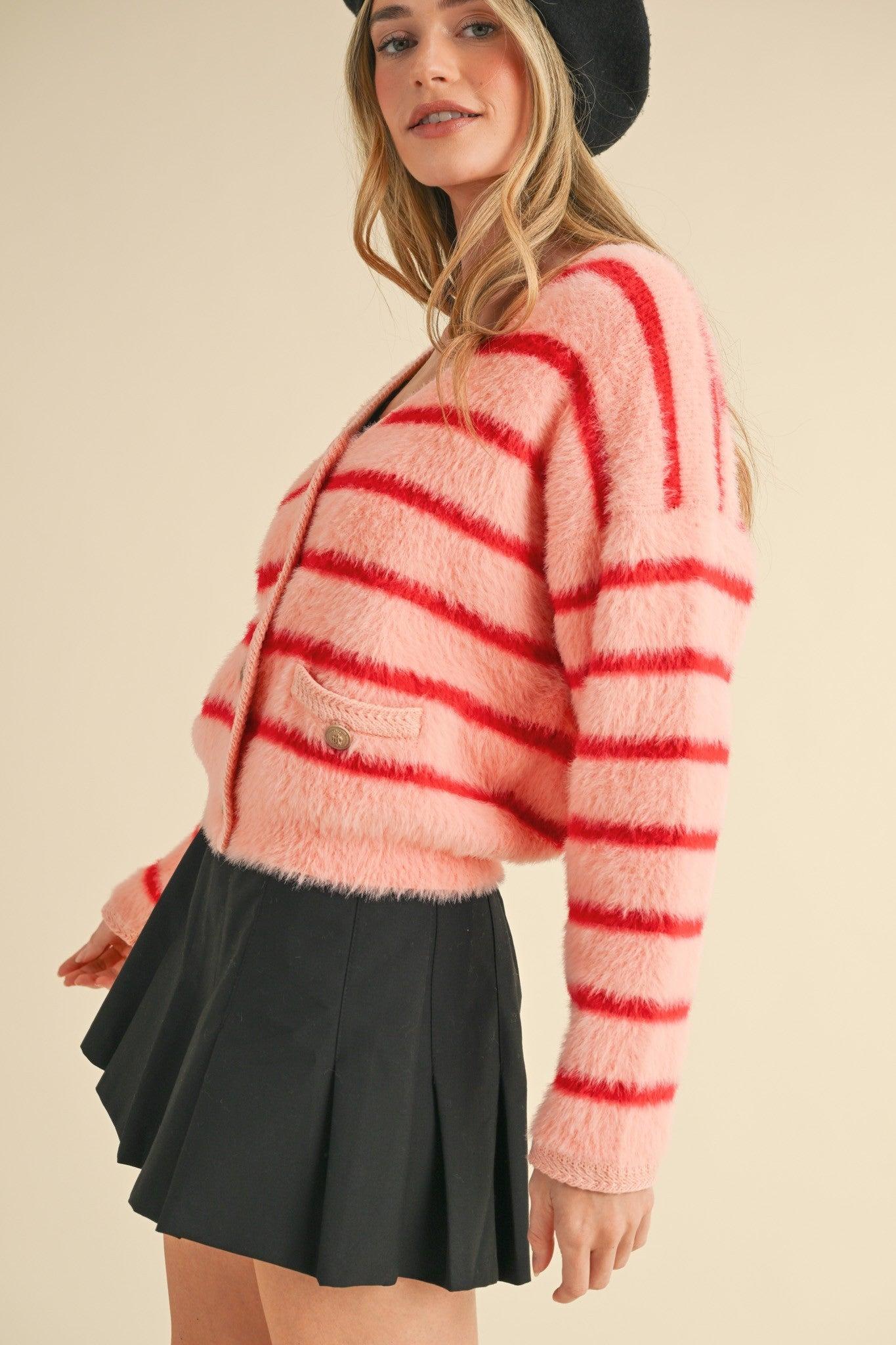 Soft Cozy Button Down Sweater Cardigan Product Image