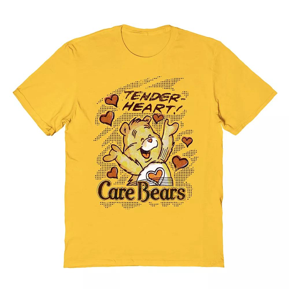 Men's Care Bear T-Shirt, Size: Large, Gold Product Image