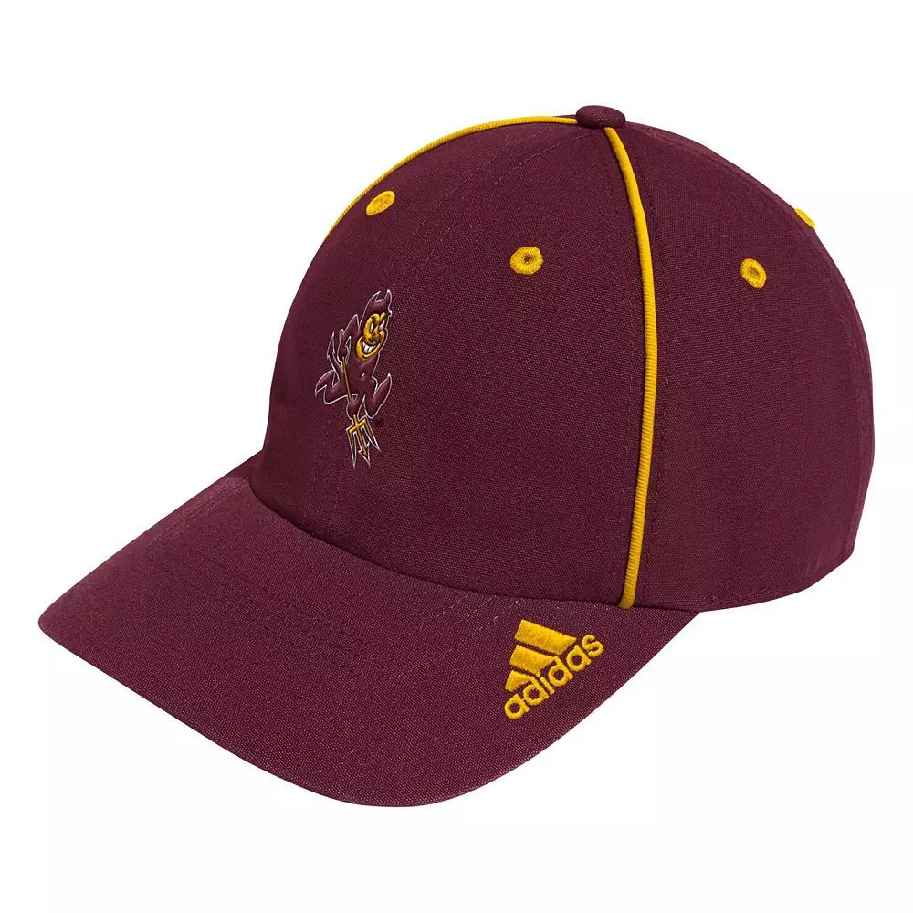 Men's adidas Maroon Arizona State Sun Devils Locker Room Athlete Pack Slouch Adjustable Hat, Red Product Image