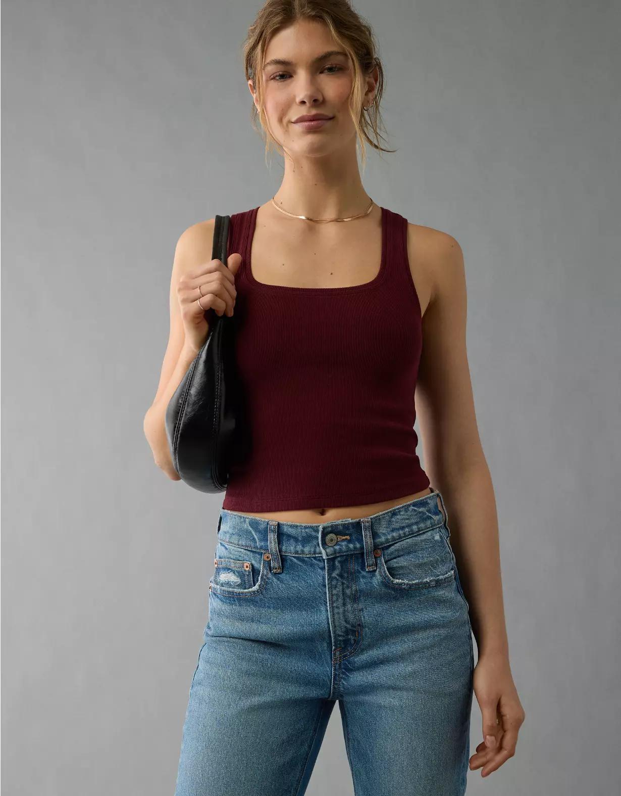 AE Main Squeeze Square Neck Tank Top Product Image