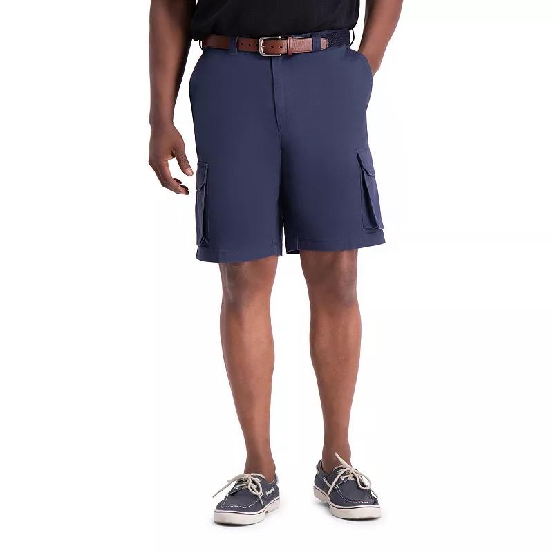 Big & Tall Haggar Straight-Leg Flat-Front Stretch Cargo Shorts, Men's,  Product Image