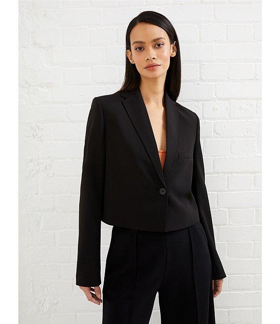 French Connection Harry Suiting High Waisted Coordinating Wide Leg Pants Product Image
