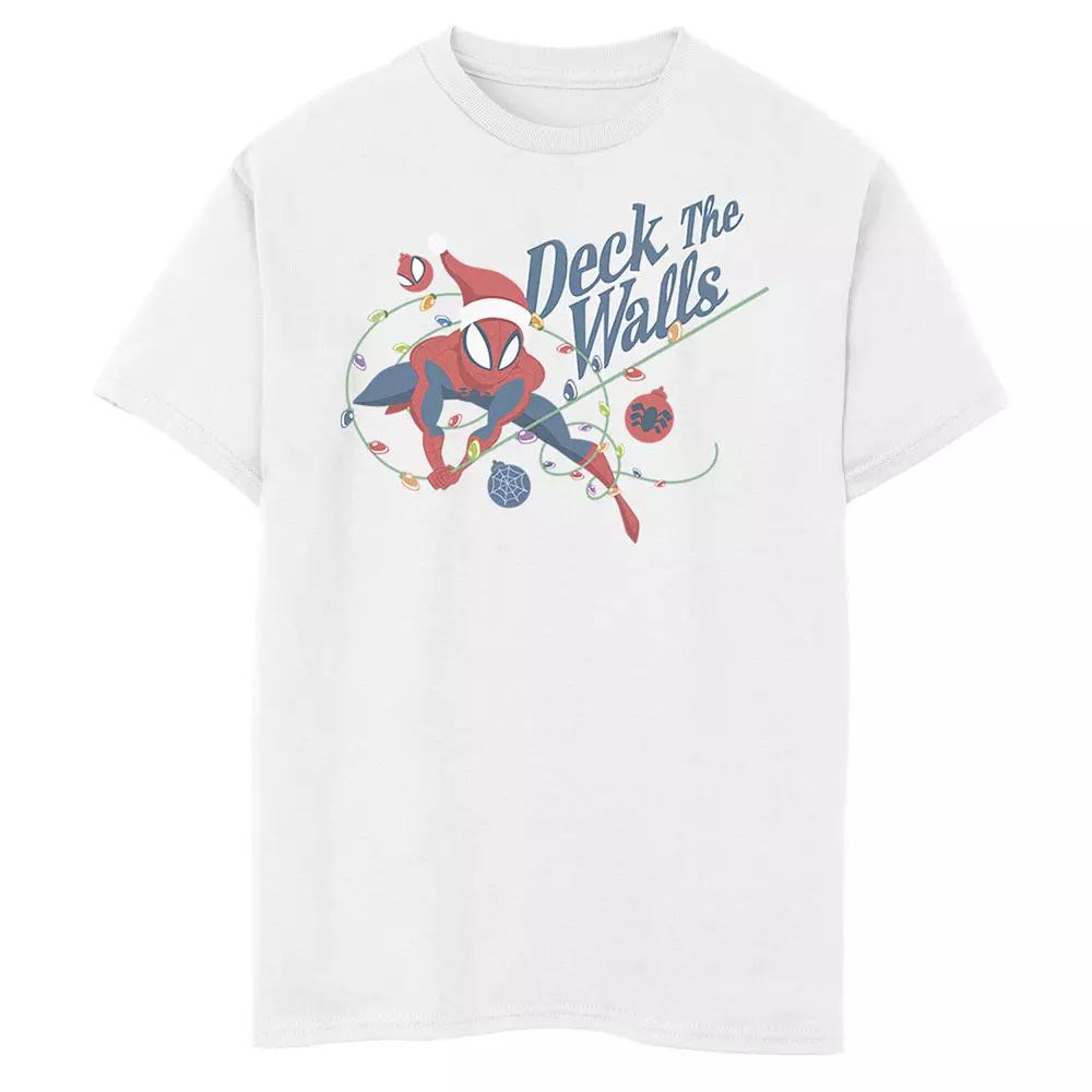 Boys 6-20 Marvel Spider-Man Deck The Walls Holiday Graphic Tee, Boy's,  Product Image