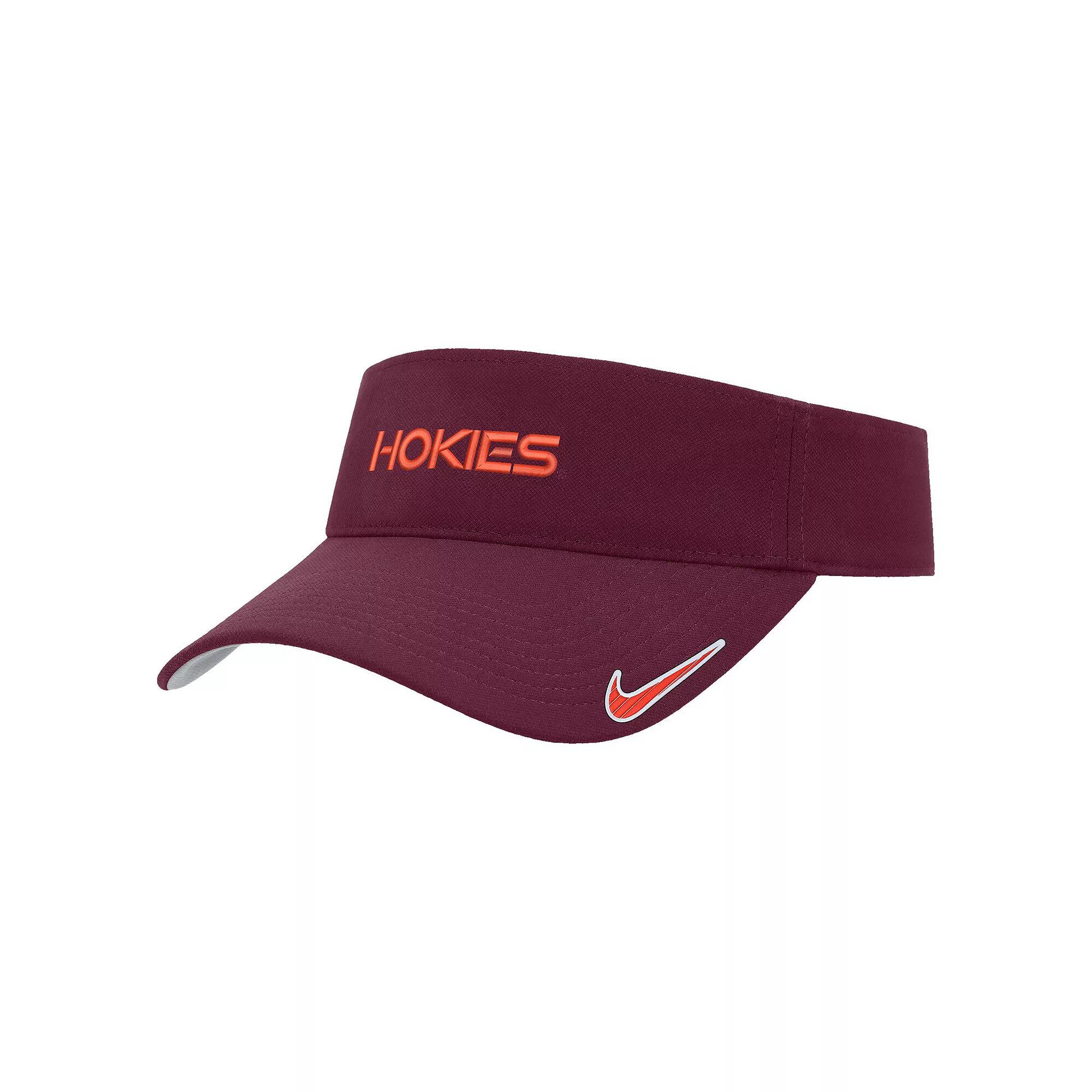 Men's Nike Garnet Virginia Tech Hokies 2024 Sideline Ace Performance Adjustable Visor, Red Product Image
