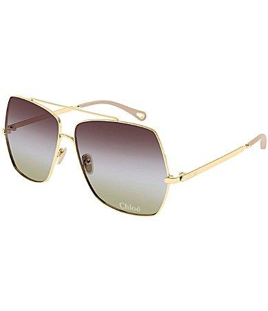 Womens Aly Fashion Show 62MM Squared Sunglasses Product Image
