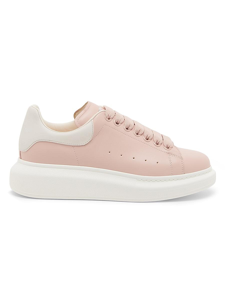 Womens Leather Low-Top Sneakers Product Image