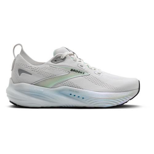 Brooks Womens Brooks Glycerin 22 - Womens Shoes White/White/Grey Product Image