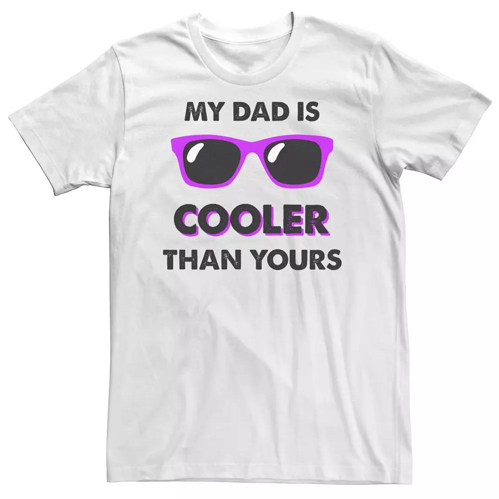 Big & Tall "My Dad is COOLER Than Yours" Father's Day Tee, Men's,  Product Image