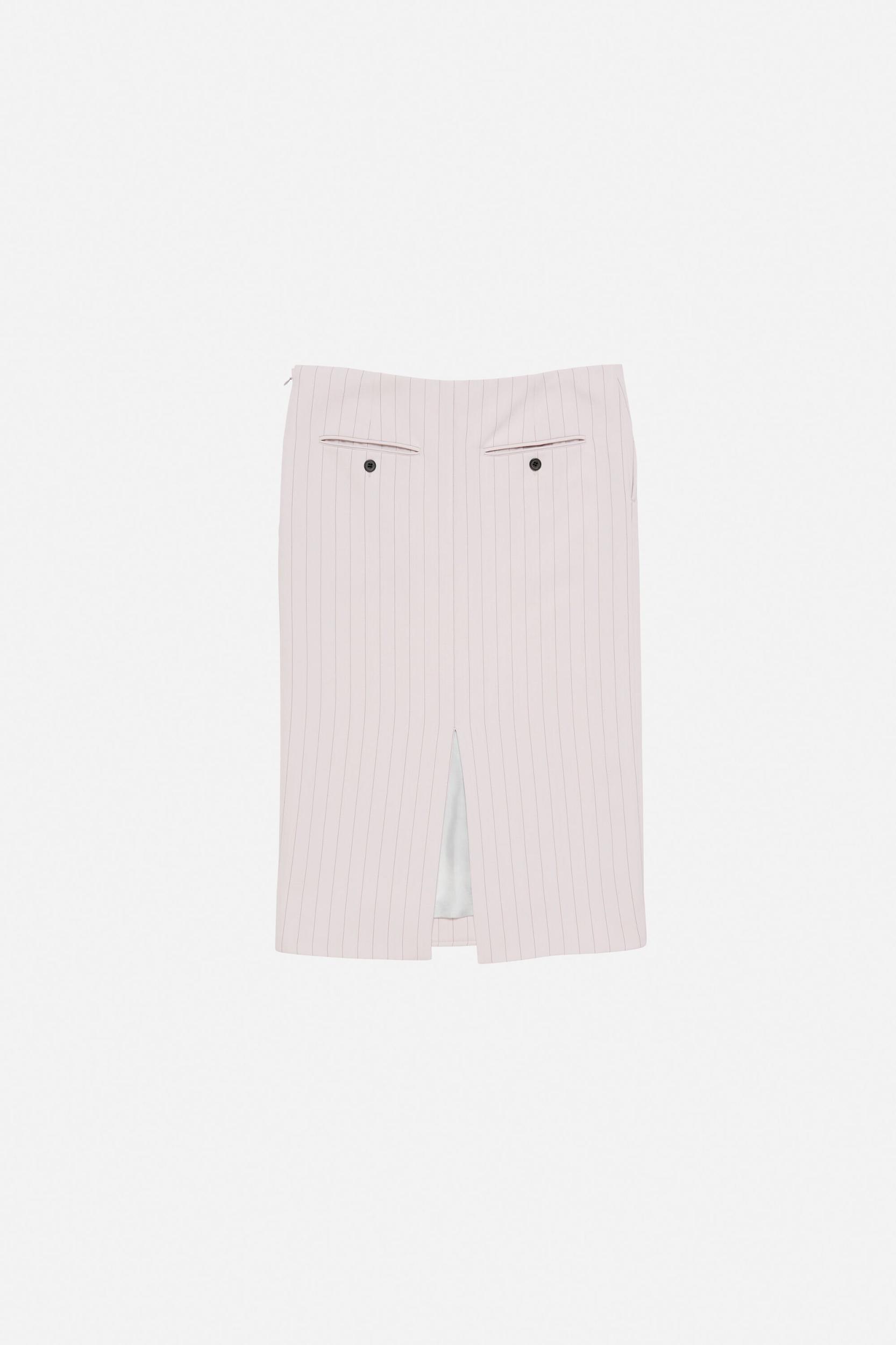 Pinstripe a-line skirt Product Image