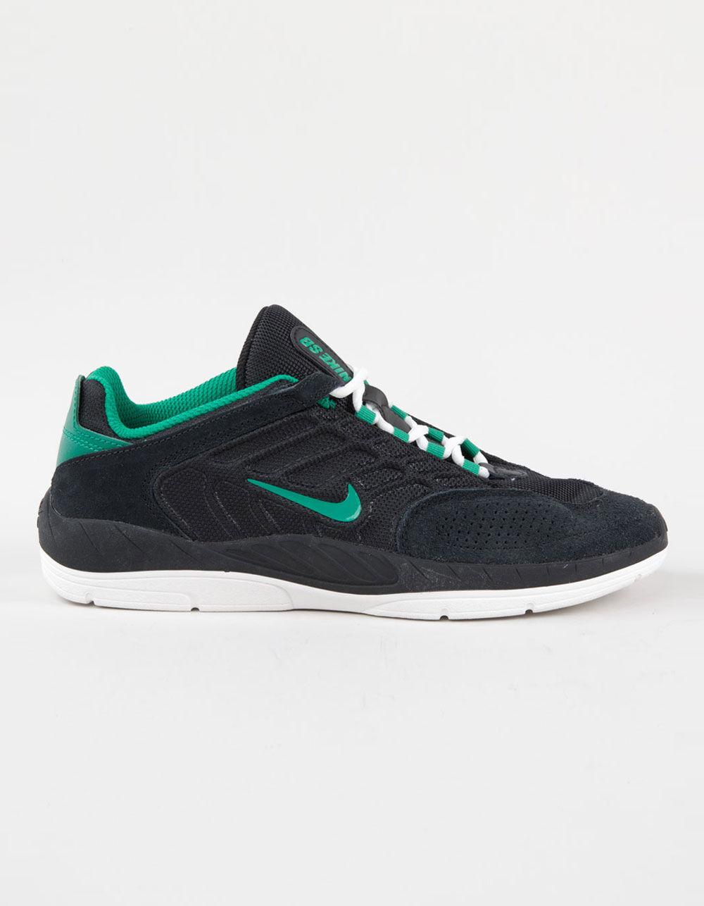 NIKE SB Vertebrae Skate Shoes - Black Green Product Image