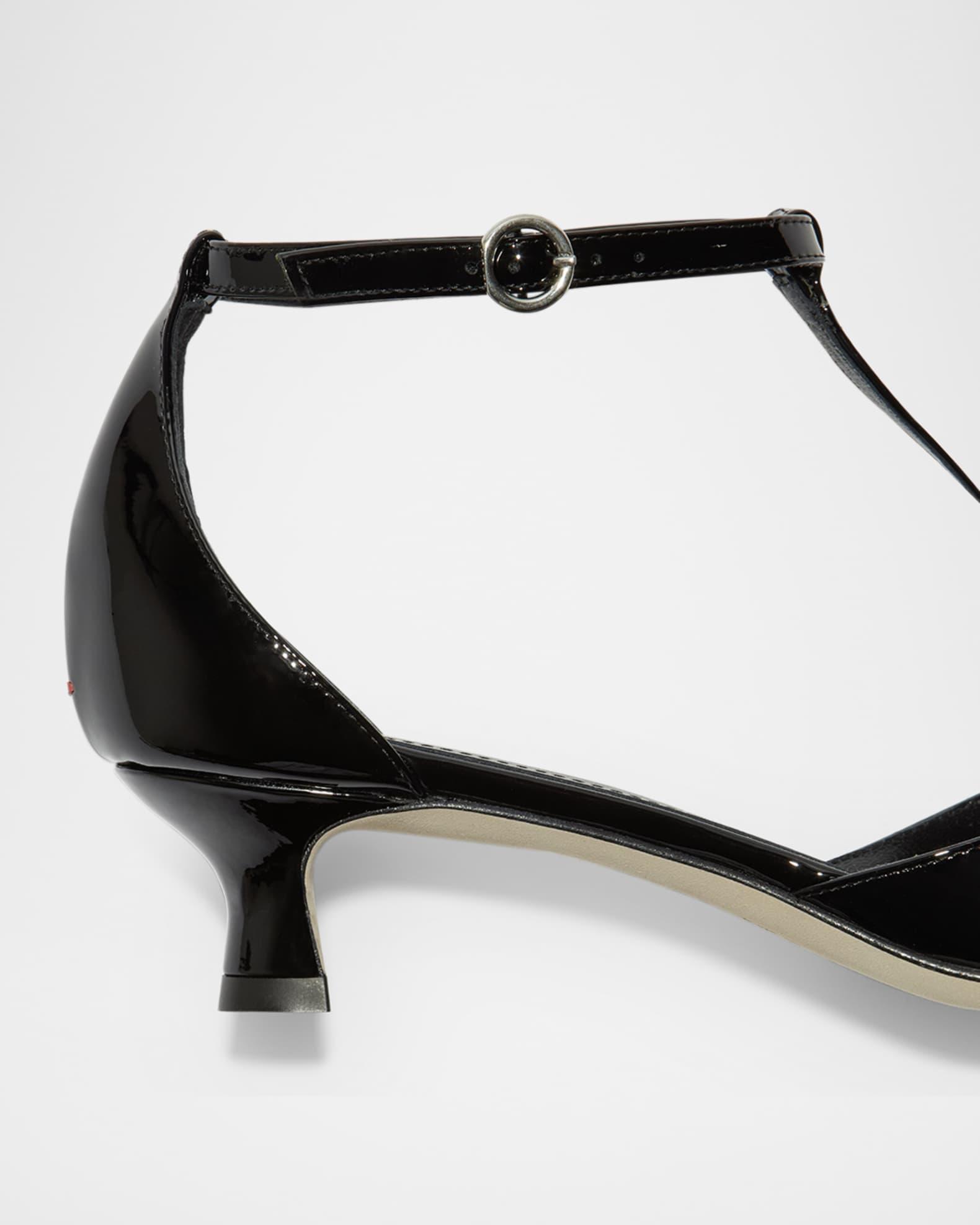 Liz Patent Leather T-Strap Pumps Product Image