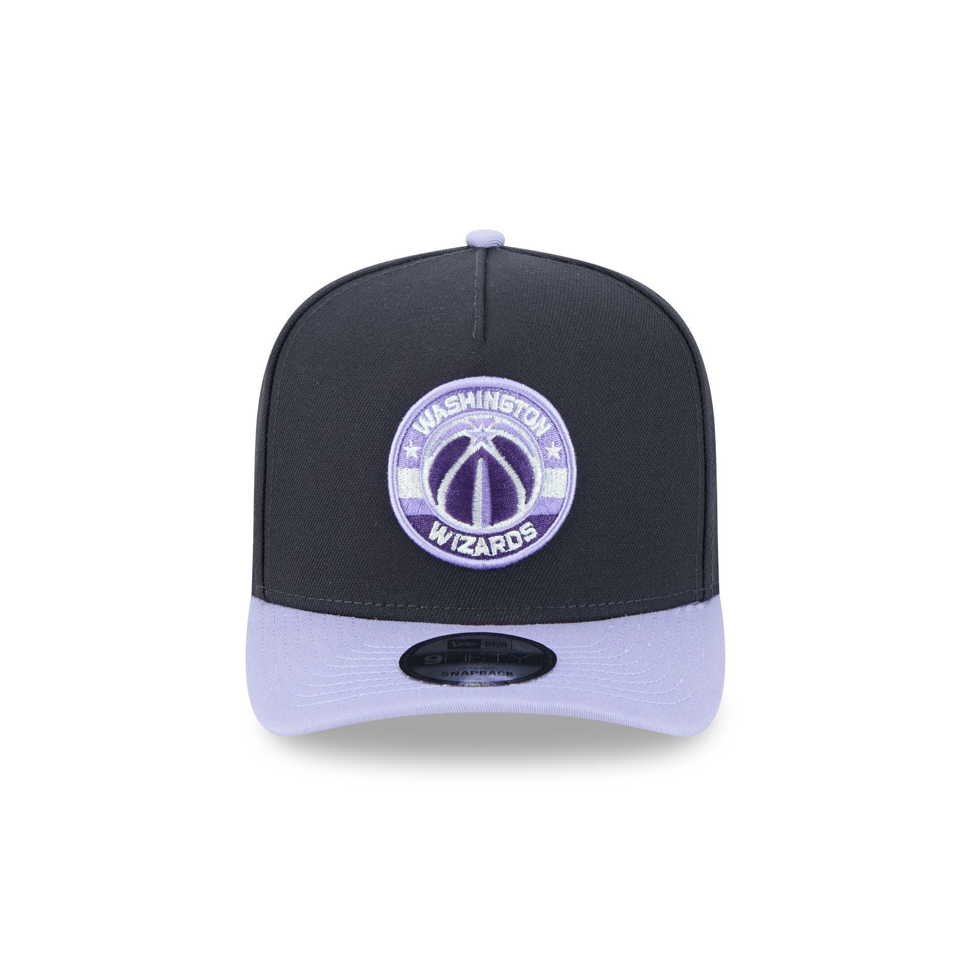Washington Wizards Navy Lavender 9FIFTY A-Frame Snapback Hat Male Product Image