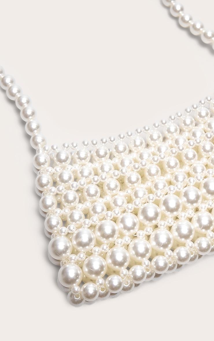 White Pearl Shoulder Bag Product Image